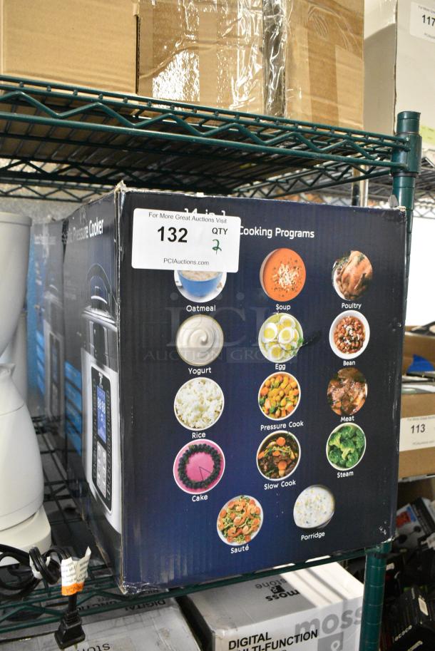2 BRAND NEW SCRATCH AND DENT! Moss & Stone EPRC-M6QT Electric Pressure Cookers. 120 Volts, 1 Phase. 2 Times Your Bid! - Image 2 of 8