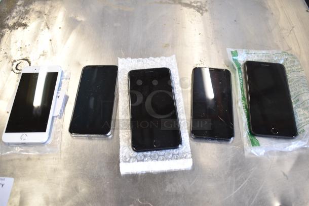 5 Cell Phones Including Apple A1524 iPhone, 2 Apple A1661 iPhone. 5 Times Your Bid! - Image 1 of 13