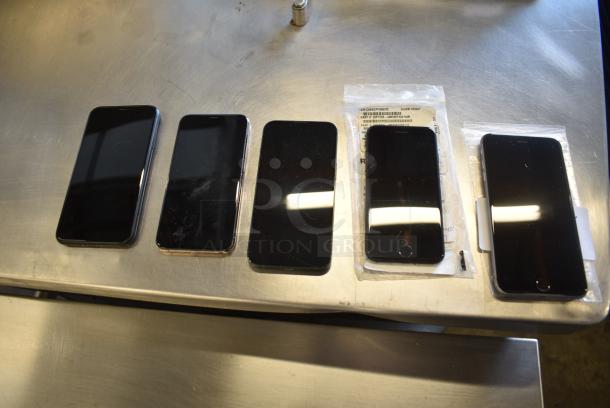 5 Cell Phones Including Apple A1522 iPhone. 5 Times Your Bid! - Image 1 of 11