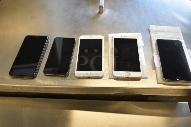 5 Cell Phones Including Apple A1524 iPhone, Apple A1522 iPhone. 5 Times Your Bid! - Image 1 of 8