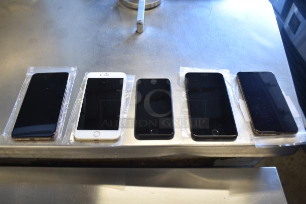 5 Cell Phones Including Apple A1522 iPhone. 5 Times Your Bid! - Image 1 of 8