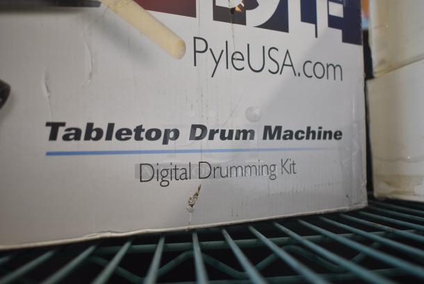 IN ORIGINAL BOX! Pyle PTED06 Tabletop Drum Machine. - Image 5 of 6