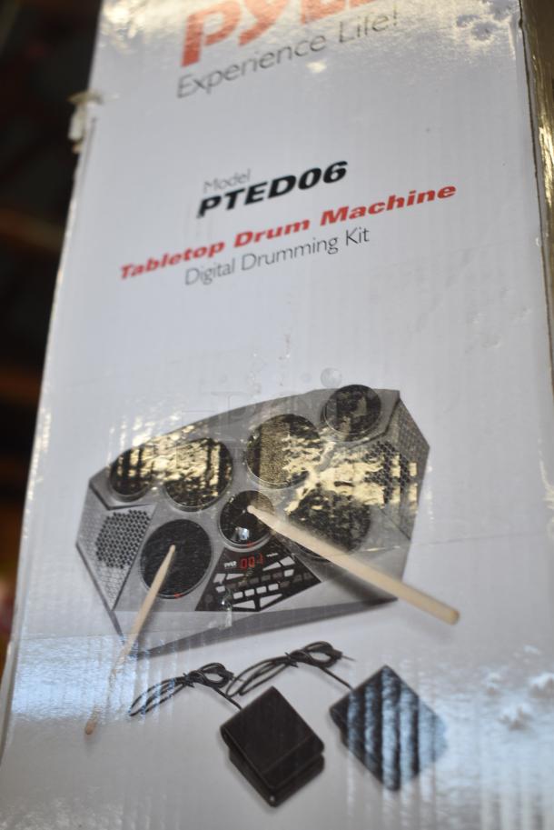 IN ORIGINAL BOX! Pyle PTED06 Tabletop Drum Machine. - Image 6 of 6