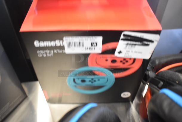 ALL ONE MONEY! Lot of Various Items Including Xbox Controllers, Nintendo Switch Steering Wheel, Headphones and Wiring - Image 13 of 16