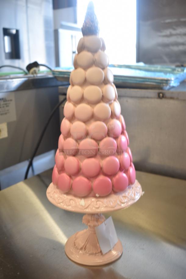 December Diamonds 29-29443 Pink Macaron Sweet Tree Decoration - Image 2 of 5