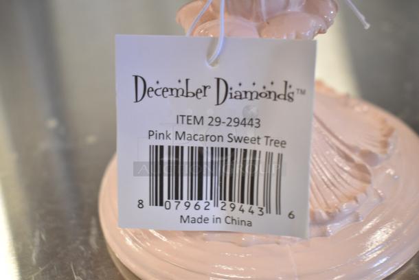 December Diamonds 29-29443 Pink Macaron Sweet Tree Decoration - Image 5 of 5