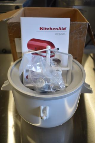 IN ORIGINAL BOX! KitchenAid KICA0WH Bowl for Mixer.
