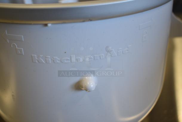 IN ORIGINAL BOX! KitchenAid KICA0BQ2WH Bowl and Paddle for Mixer. - Image 4 of 6