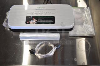 NutriChef PKVS18 Automatic Food Vacuum Sealer. 120 Volts, 1 Phase.