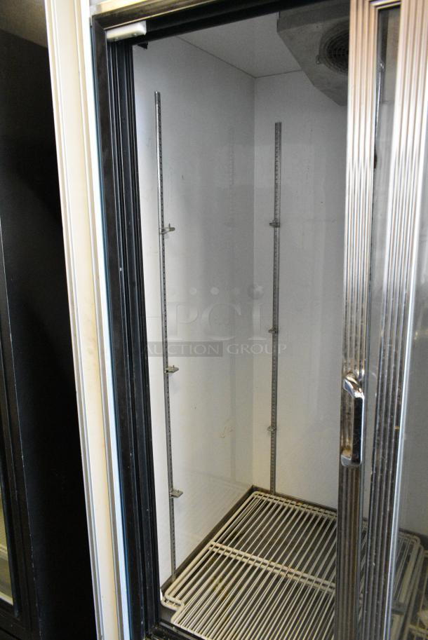 Metal Commercial 2 Door Reach In Cooler Merchandiser. 115 Volts, 1 Phase. Tested and Working! - Image 4 of 5