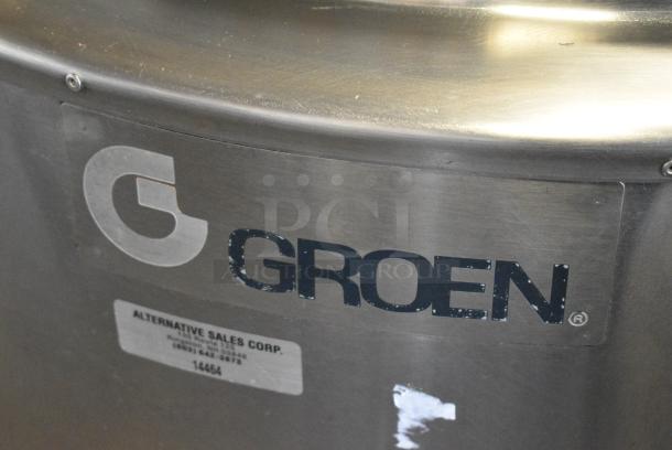 Groen AH/1-40 Stainless Steel Commercial Natural Gas Powered 40 Gallon Steam Kettle. 100,000 BTU. - Image 3 of 9