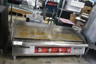 Avantco Stainless Steel Commercial Countertop Electric Powered Flat Top Griddle.