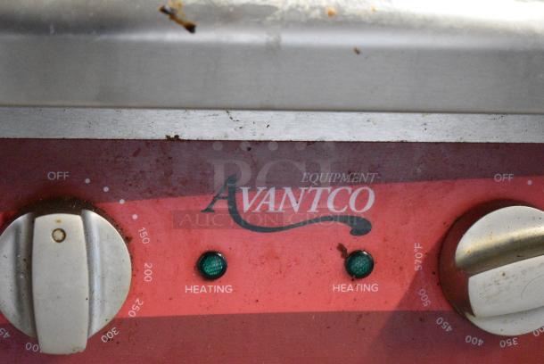 Avantco Stainless Steel Commercial Countertop Electric Powered Flat Top Griddle. - Image 5 of 11