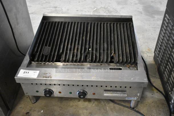 2022 PrepLine LG-02-E Stainless Steel Commercial Countertop Electric Powered Charbroiler Grill. 240 Volts. - Image 1 of 9