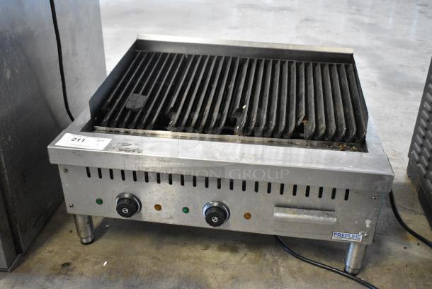 2022 PrepLine LG-02-E Stainless Steel Commercial Countertop Electric Powered Charbroiler Grill. 240 Volts. - Image 2 of 9