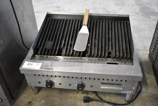 2022 PrepLine LG-02-E Stainless Steel Commercial Countertop Electric Powered Charbroiler Grill. 240 Volts. - Image 8 of 9