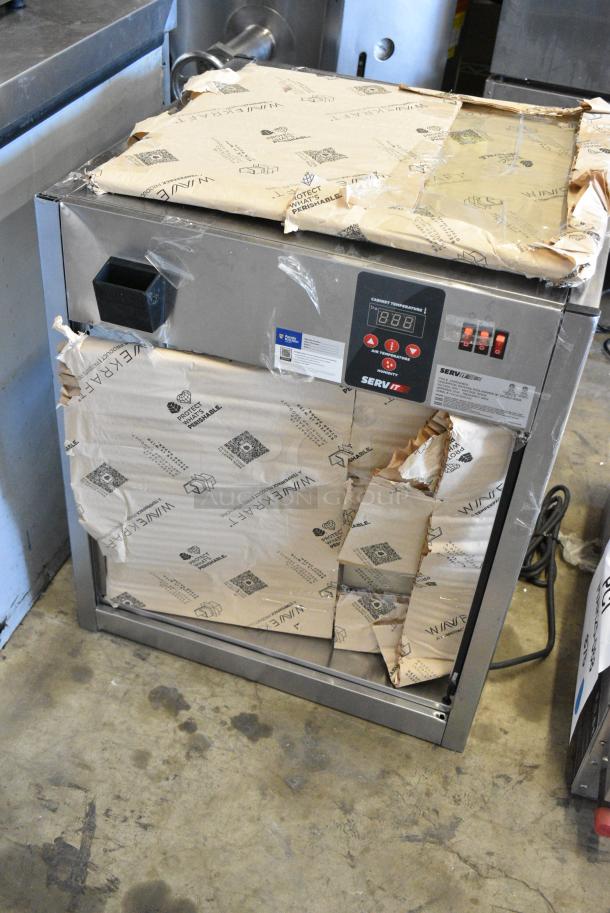 ServIt 423PDW18D2 Stainless Steel Commercial Countertop 18" Self-Service Pizza Warmer with 4-Shelf Rotating Rack. 120 Volts, 1 Phase. Tested and Working! - Image 5 of 9