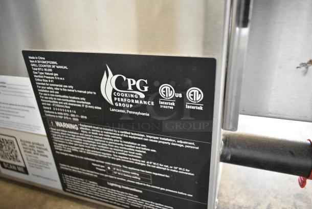 BRAND NEW SCRATCH AND DENT! Cooking Performance Group CPG 351GMCPG36NL Stainless Steel Commercial Countertop Natural Gas Powered Flat Top Griddle. 90,000 BTU. - Image 8 of 8
