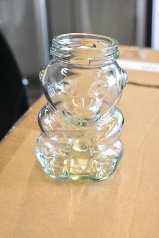 3 Boxes of 24 8 oz Jars; Standard and Bear Shaped.  Missing 3. 3 Times Your Bid!