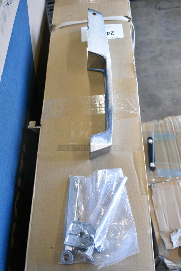 BRAND NEW SCRATCH AND DENT! 117221160 Kason® 11239C00004D 14" Lever Handle with Release and Cylinder Lock - Image 1 of 7