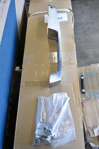 BRAND NEW SCRATCH AND DENT! 117221160 Kason® 11239C00004D 14" Lever Handle with Release and Cylinder Lock
