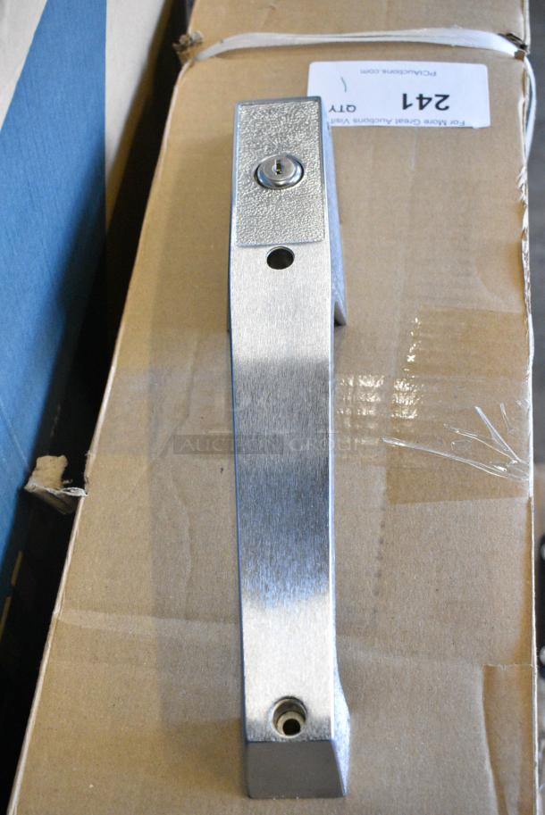 BRAND NEW SCRATCH AND DENT! 117221160 Kason® 11239C00004D 14" Lever Handle with Release and Cylinder Lock - Image 5 of 7