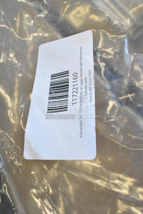 BRAND NEW SCRATCH AND DENT! 117221160 Kason® 11239C00004D 14" Lever Handle with Release and Cylinder Lock - Image 7 of 7
