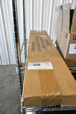 BRAND NEW SCRATCH AND DENT! Box of 4 Regency 600LEGSS820 32 1/4" Stainless Steel Leg for Work Tables