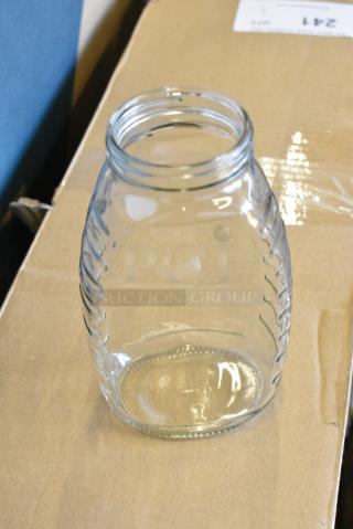 2 Boxes of 12 BRAND NEW SCRATCH AND DENT! Honey Jars. Missing 1. 2 Times Your Bid!