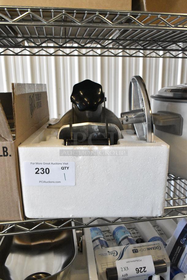 BRAND NEW SCRATCH AND DENT! Metal Commercial Food Processor Head and Grating Blade. - Image 1 of 5