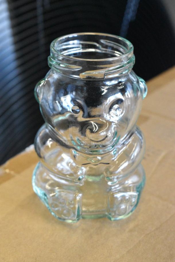 Box of 12 BRAND NEW SCRATCH AND DENT! Pure Honey Bear Jars - Image 4 of 5
