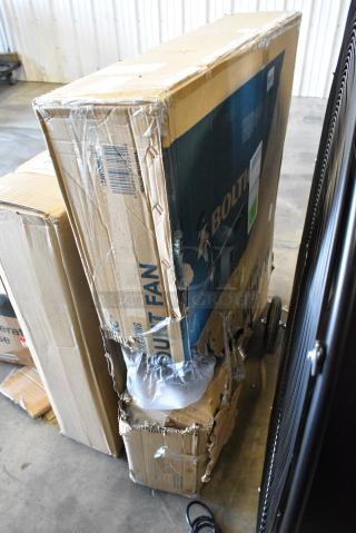 BRAND NEW SCRATCH AND DENT! Boltic 73AVF30WLFO  30" Wall-Mounted 2-Speed Oscillating Fan. 120 Volts, 1 Phase.
