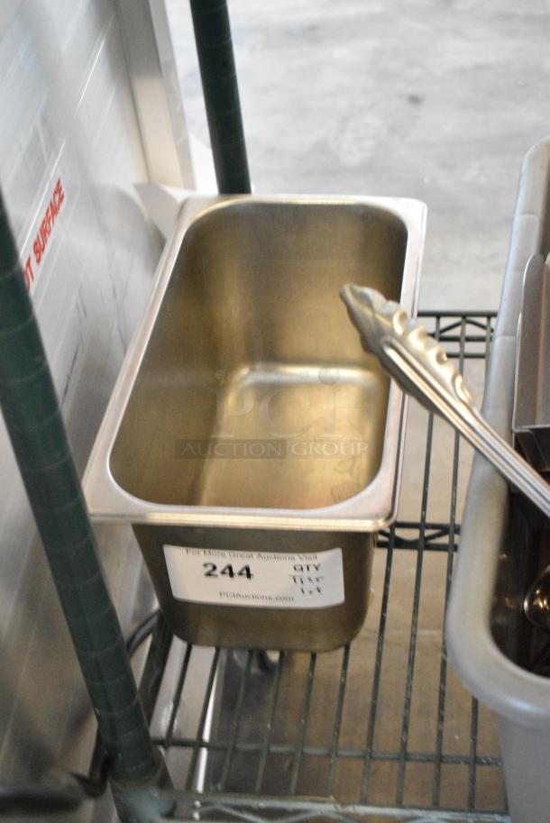 ALL ONE MONEY! Tier Lot of Various Items Including Utensils, Bus Bins and Metal Fryer Pieces. - Image 6 of 6