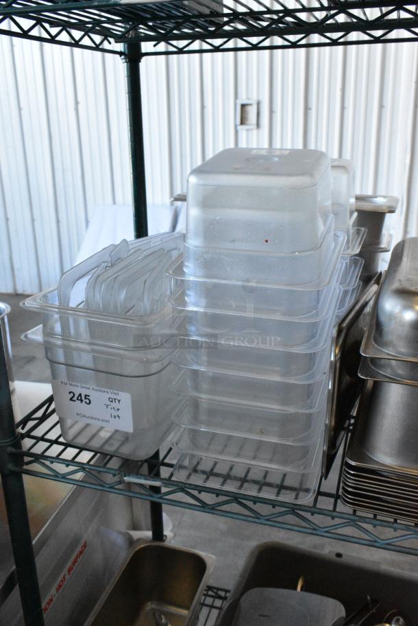 ALL ONE MONEY! Tier Lot of Various Items Including Stainless Steel Drop In Bins, Poly Drop In Bins and Metal Bowls - Image 5 of 5