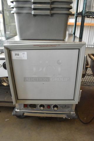 BRAND NEW SCRATCH AND DENT! 2024 Main Street 541HPU1812 Metal Commercial Heated Holding Proofing Cabinet on Commercial Casters. 120 Volts, 1 Phase. Tested and Working!