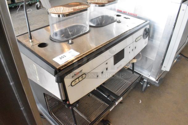 2018 Schaerer Barista Metal Commercial Countertop 2 Group Automatic Espresso Machine w/ 2 Hoppers. 208-240 Volts, 1 Phase. - Image 2 of 8