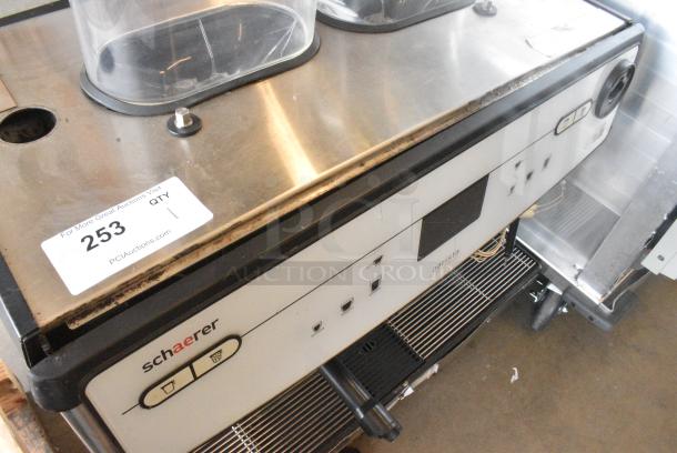 2018 Schaerer Barista Metal Commercial Countertop 2 Group Automatic Espresso Machine w/ 2 Hoppers. 208-240 Volts, 1 Phase. - Image 4 of 8