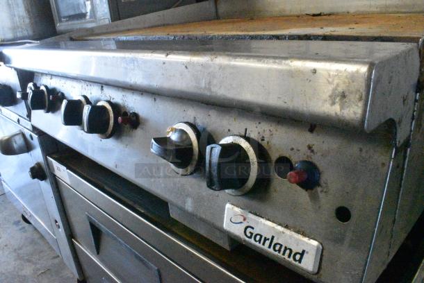 Garland Stainless Steel Commercial Countertop Natural Gas Powered Flat Top Griddle. - Image 4 of 5