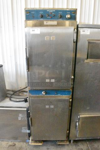 Alto Shaam 1000-TH-I Stainless Steel Commercial Electric Cook N Hold Oven on Commercial Casters. 208-240 Volts.