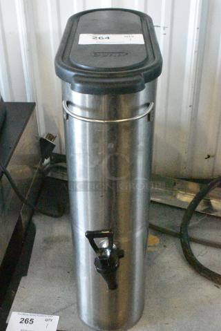 Bunn TDO-N-3.5 Stainless Steel Beverage Holder Dispenser.