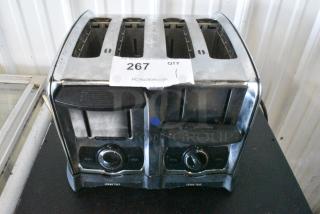 Procter Silex 24850 Metal Countertop 4 Slot Toaster. 120 Volts, 1 Phase.