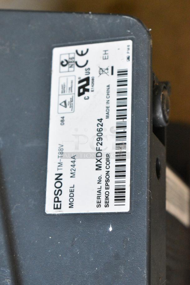 Posiflex KS-6715G POS Monitor w/ Epson M244A Receipt Printer and Metal Cash Drawer. - Image 3 of 8