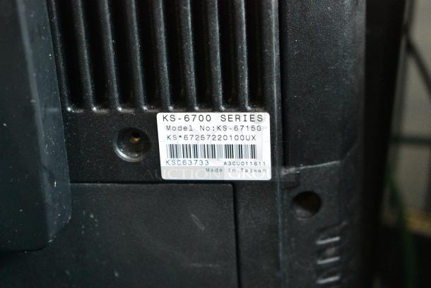 Posiflex KS-6715G POS Monitor w/ Epson M244A Receipt Printer and Metal Cash Drawer. - Image 5 of 8