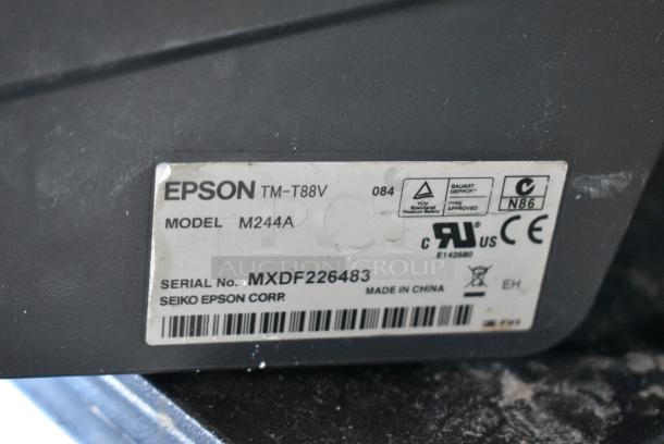 Posiflex KS-6715G POS Monitor w/ Epson M244A Receipt Printer and Metal Cash Drawer. - Image 3 of 8