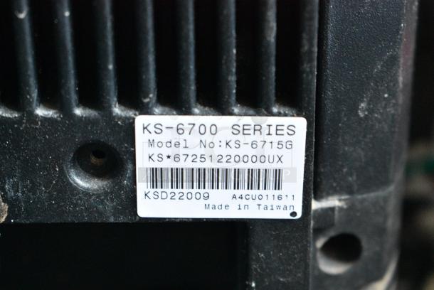 Posiflex KS-6715G POS Monitor w/ Epson M244A Receipt Printer and Metal Cash Drawer. - Image 6 of 8