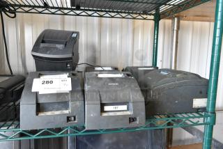7 Receipt Printers Including 2 Bixolon SRP-350, 2 Epson M188B, Epson M244A. 7 Times Your Bid!