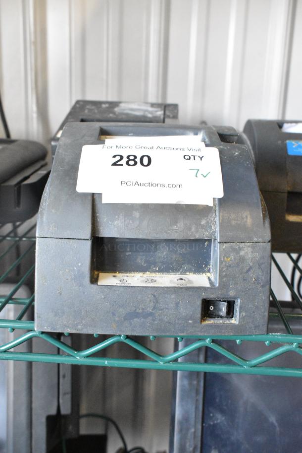 7 Receipt Printers Including 2 Bixolon SRP-350, 2 Epson M188B, Epson M244A. 7 Times Your Bid! - Image 9 of 10