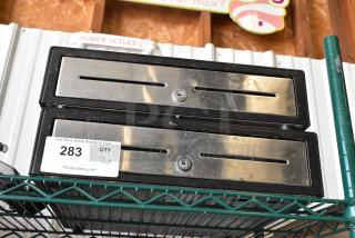 2 Metal Cash Drawers. 2 Times Your Bid!