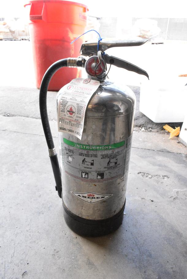 Amerex Wet Chemical Fire Extinguisher. Buyer Must Pick Up - We Will Not Ship This Item. - Image 1 of 5