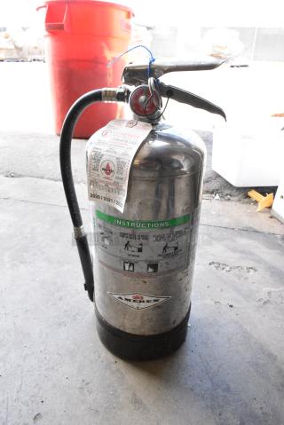 Amerex Wet Chemical Fire Extinguisher. Buyer Must Pick Up - We Will Not Ship This Item.